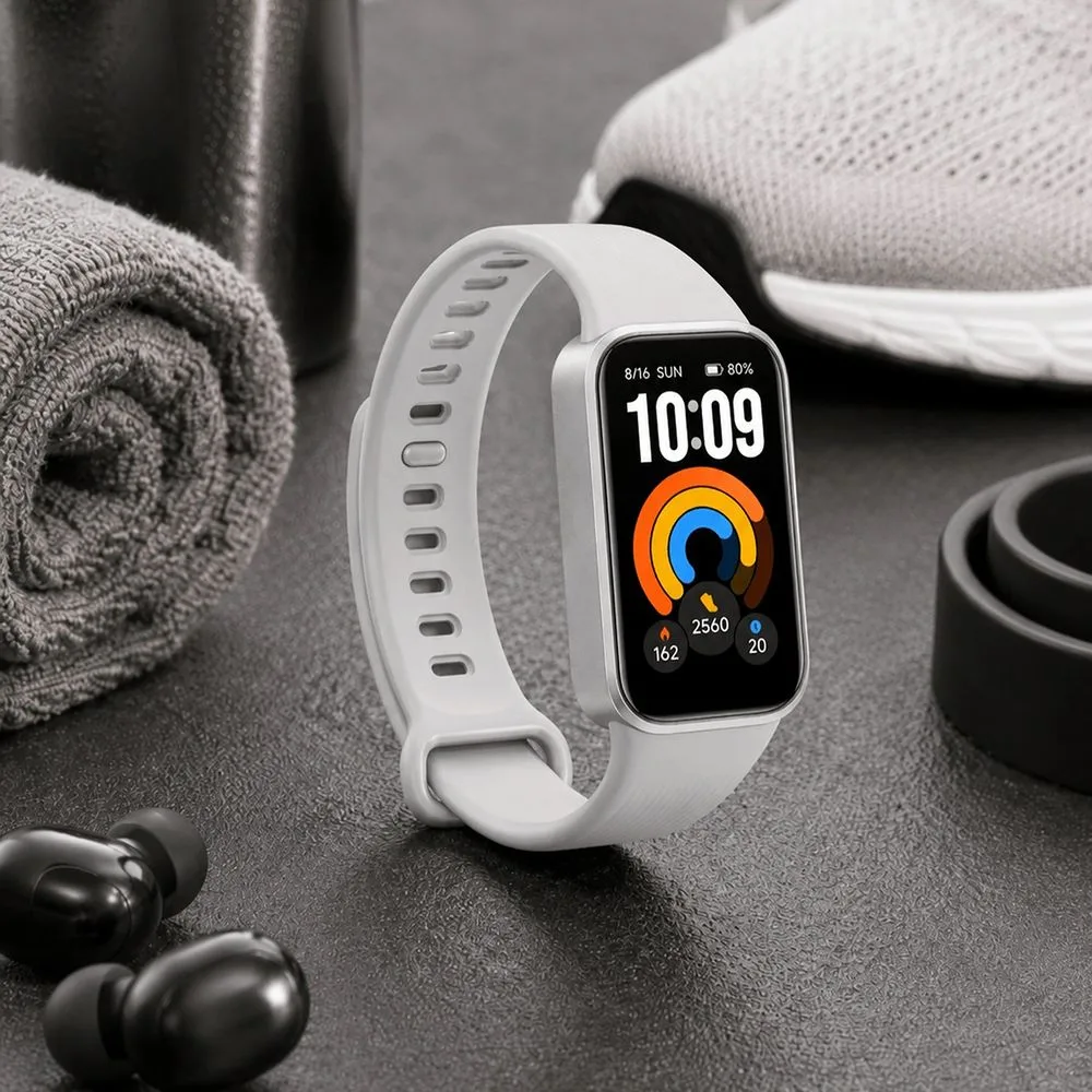 Фитнес-трекер Xiaomi Smart Band 11 Active, серебристый с логотипом СПб - фото № 5