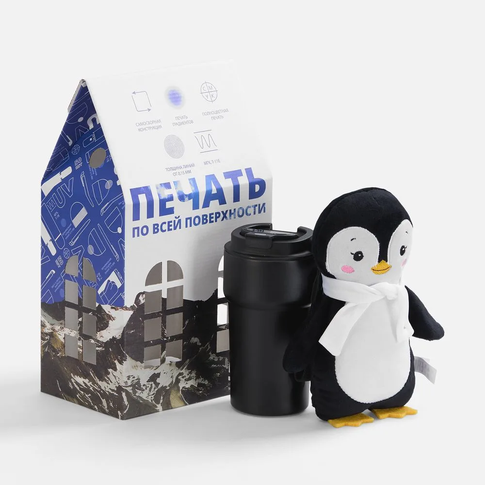 Коробка «Домик», L, с печатью на заказ с логотипом СПб - фото № 2
