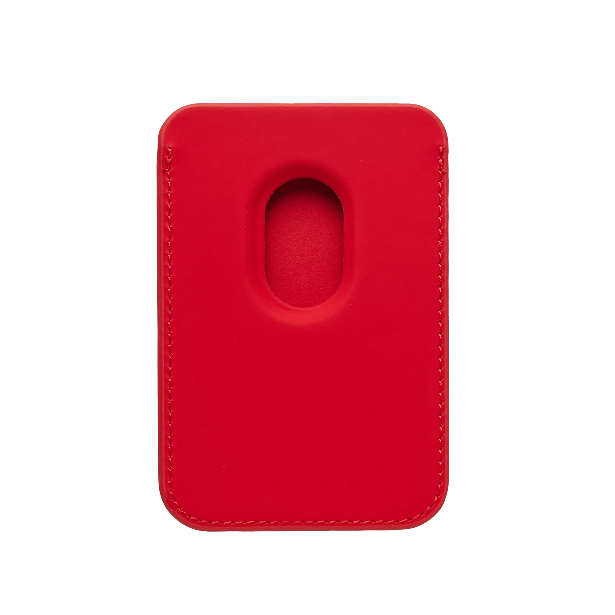 Магнитный картхолдер «Мити», кольцо в комплекте, красный с логотипом СПб - фото № 5