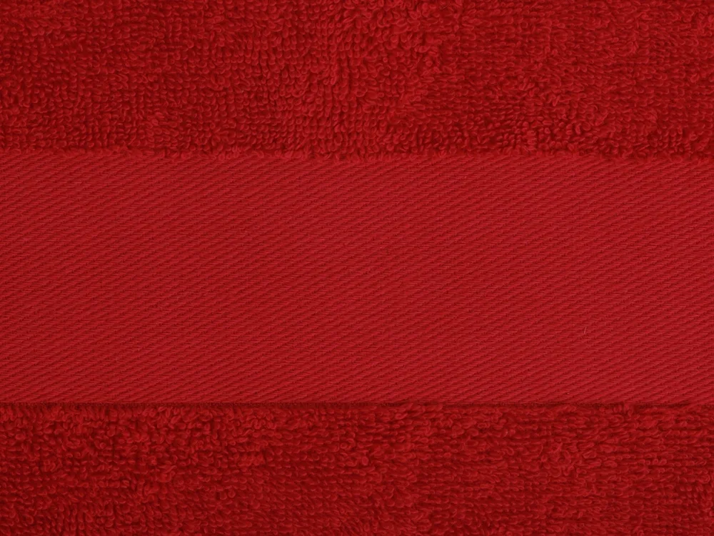 Полотенце «Terry 450», S, красный, размер S с логотипом СПб - фото № 3