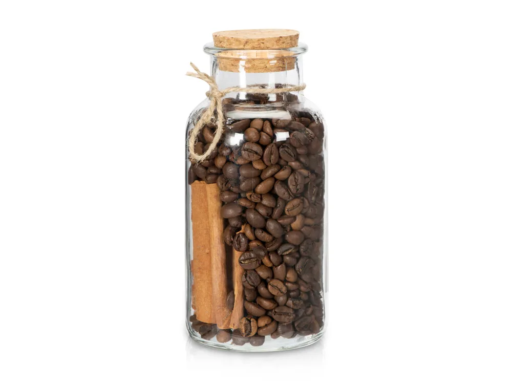 Кофе зерновой с корицей с логотипом СПб - фото № 2