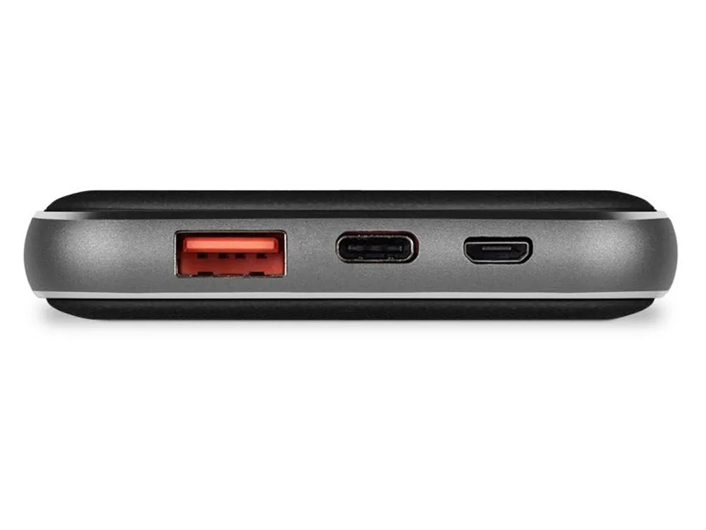 Внешний аккумулятор «NEO Electron», 10000 mAh, черный с логотипом СПб - фото № 3