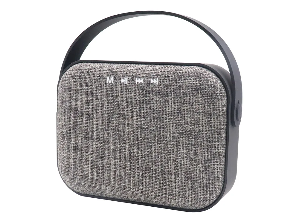 Портативная колонка «Mysound Mia», серый с логотипом СПб - фото № 2