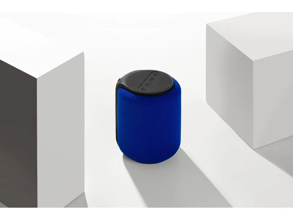 Портативная колонка «mySound Clario», 15 Вт, черный, синий с логотипом СПб - фото № 8