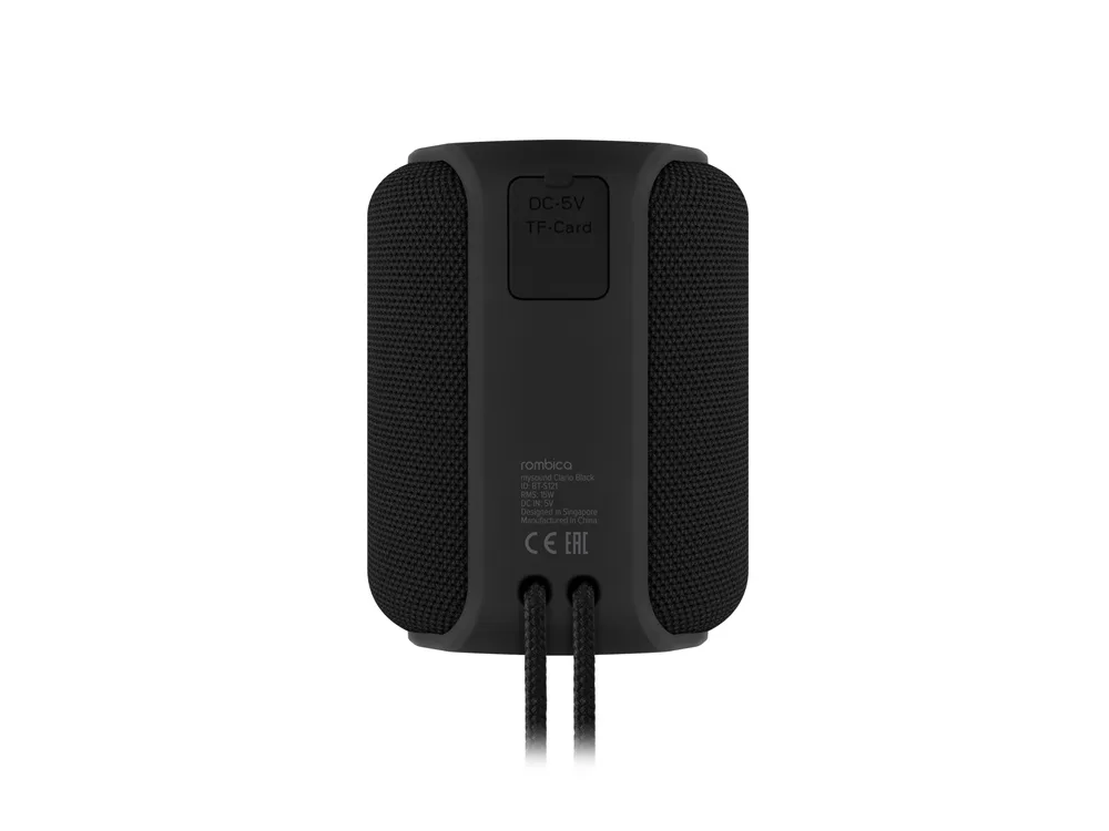 Портативная колонка «mySound Clario», 15 Вт, черный с логотипом СПб - фото № 3