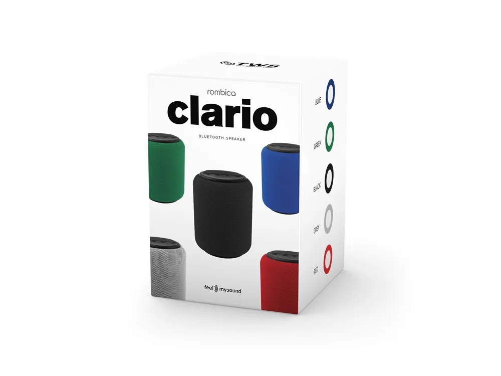 Портативная колонка «mySound Clario», 15 Вт, черный с логотипом СПб - фото № 6