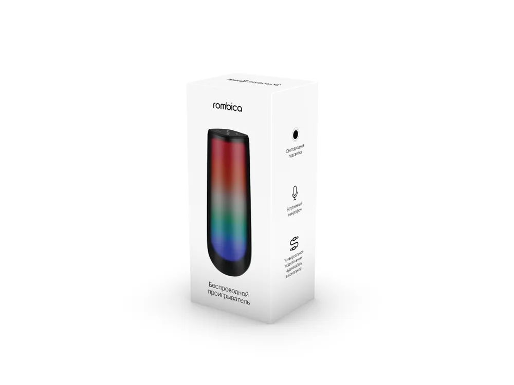 Портативная колонка TWS «mySound Disco», 16 Вт, черный с логотипом СПб - фото № 8