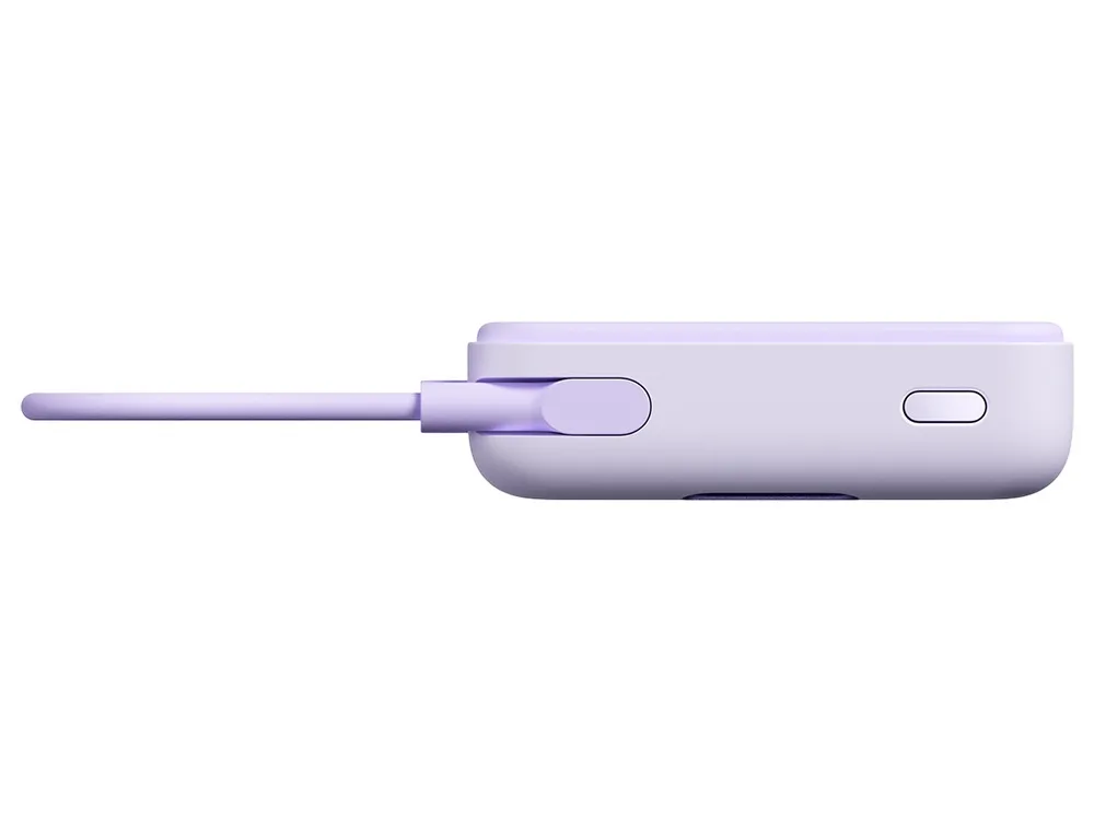 Внешний аккумулятор Xiaomi Magnetic Power Bank with Built-in Stand, 10000 мАч, фиолетовый с логотипом СПб - фото № 4