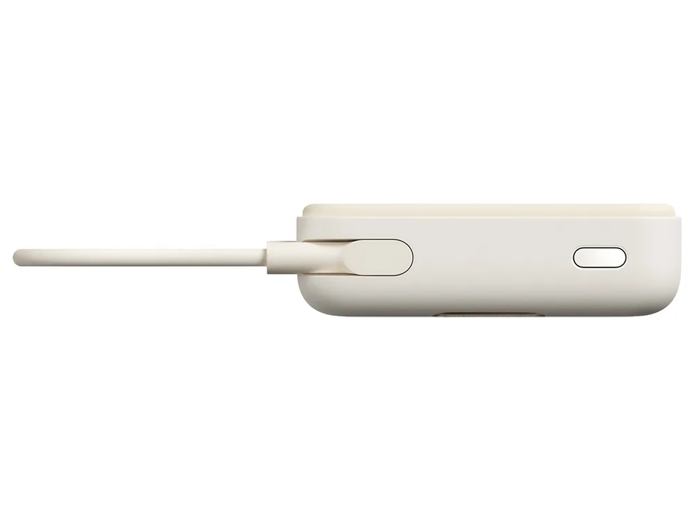 Внешний аккумулятор Xiaomi Magnetic Power Bank with Built-in Stand, 10000 мАч, бежевый с логотипом СПб - фото № 4