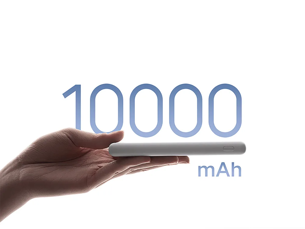 Внешний аккумулятор Xiaomi Power Bank 22.5W Lite, 10000 мАч, светло-серый с логотипом СПб - фото № 5