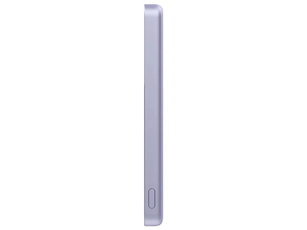 Внешний аккумулятор Xiaomi Super Slim Magnetic Power Bank, 5000 мАч, фиолетовый с логотипом СПб - фото № 3