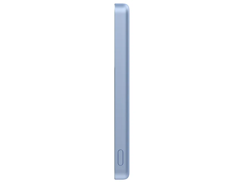 Внешний аккумулятор Xiaomi Super Slim Magnetic Power Bank, 5000 мАч, синий с логотипом СПб - фото № 4