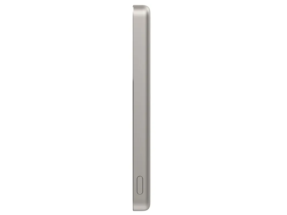 Внешний аккумулятор Xiaomi Super Slim Magnetic Power Bank, 5000 мАч, золотистый с логотипом СПб - фото № 3