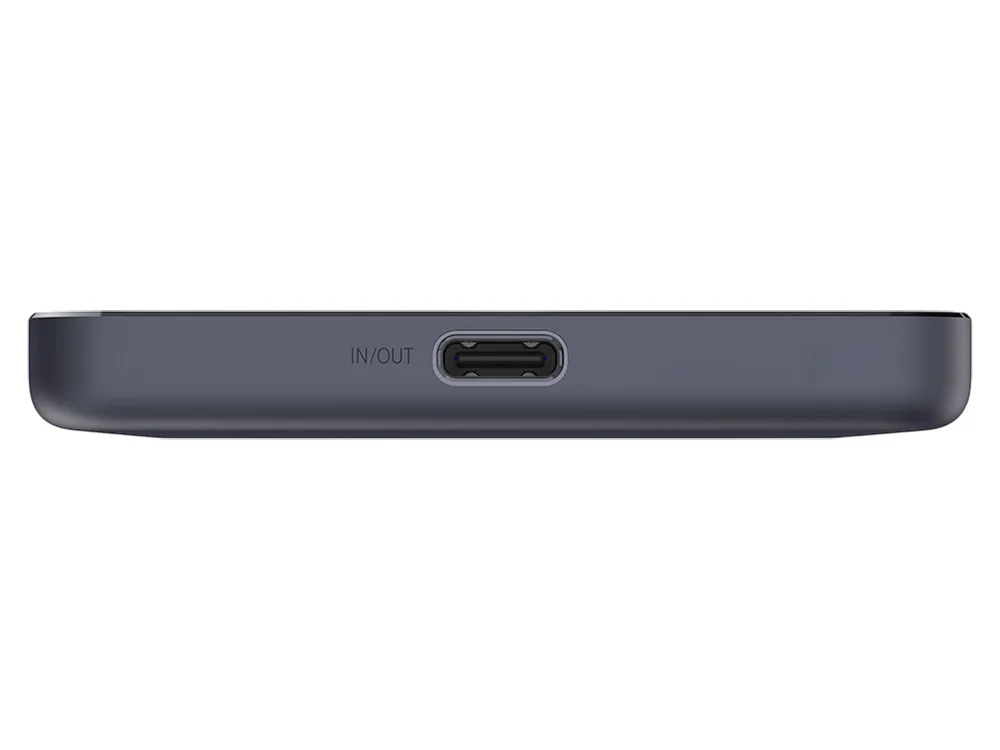 Внешний аккумулятор Xiaomi Super Slim Magnetic Power Bank, 5000 мАч, черный с логотипом СПб - фото № 5