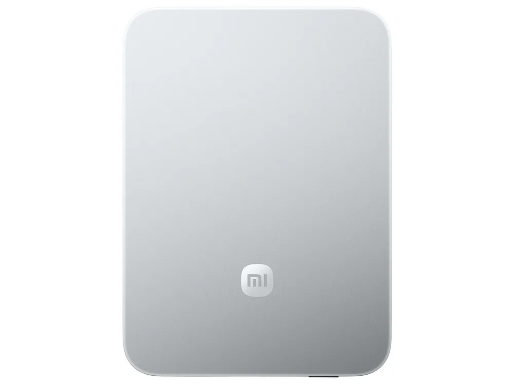 Внешний аккумулятор Xiaomi UltraThin Magnetic Power Bank 15W, 5000 мАч, серебристый с логотипом СПб - фото № 2