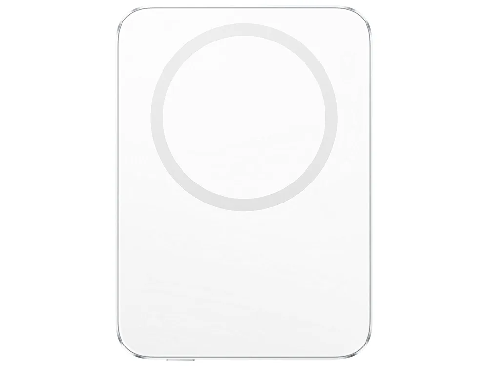 Внешний аккумулятор Xiaomi UltraThin Magnetic Power Bank 15W, 5000 мАч, серебристый с логотипом СПб - фото № 6