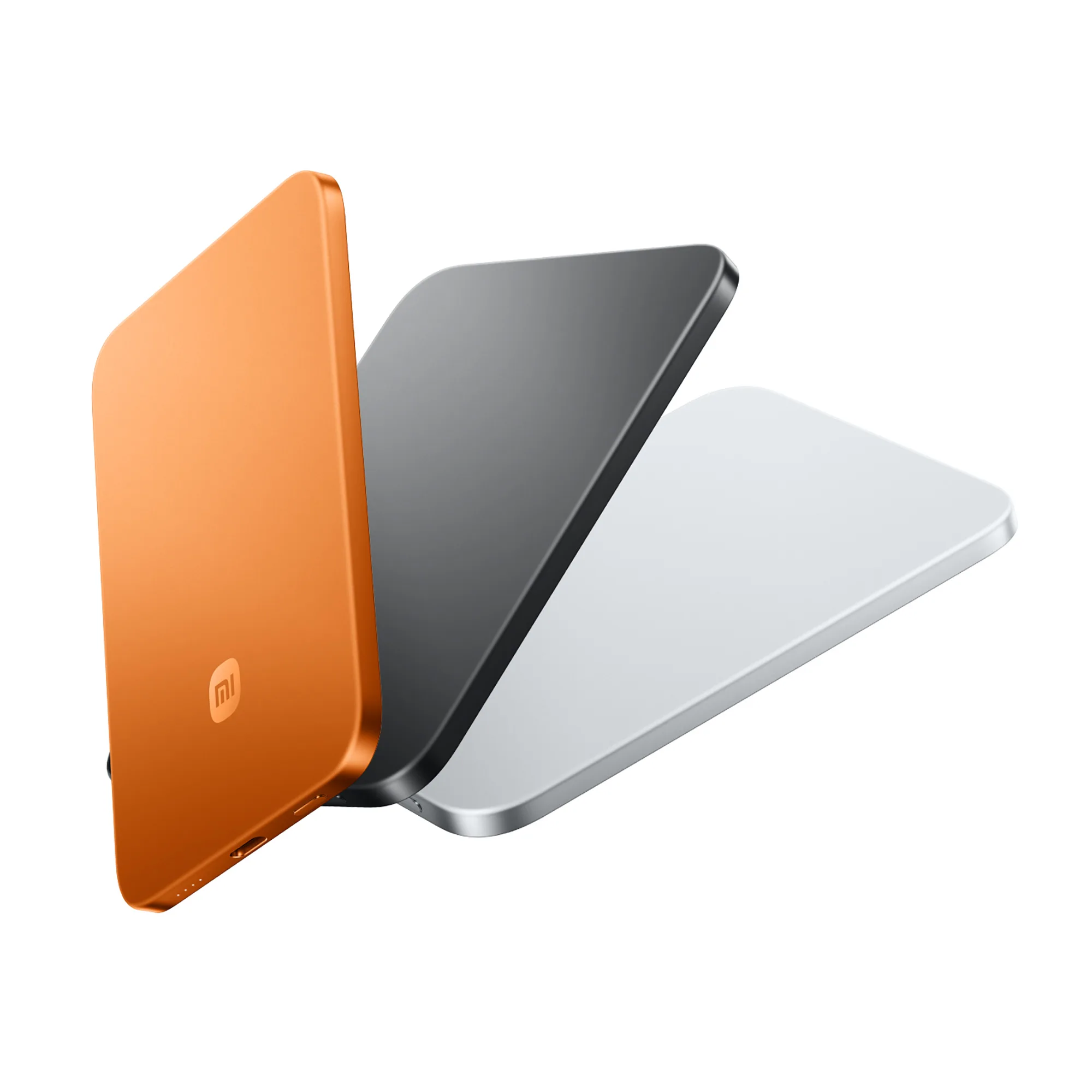 Внешний аккумулятор UltraThin Magnetic Power Bank 5000 15 Вт, c CCC сертификацией, оранжевый с логотипом СПб - фото № 8