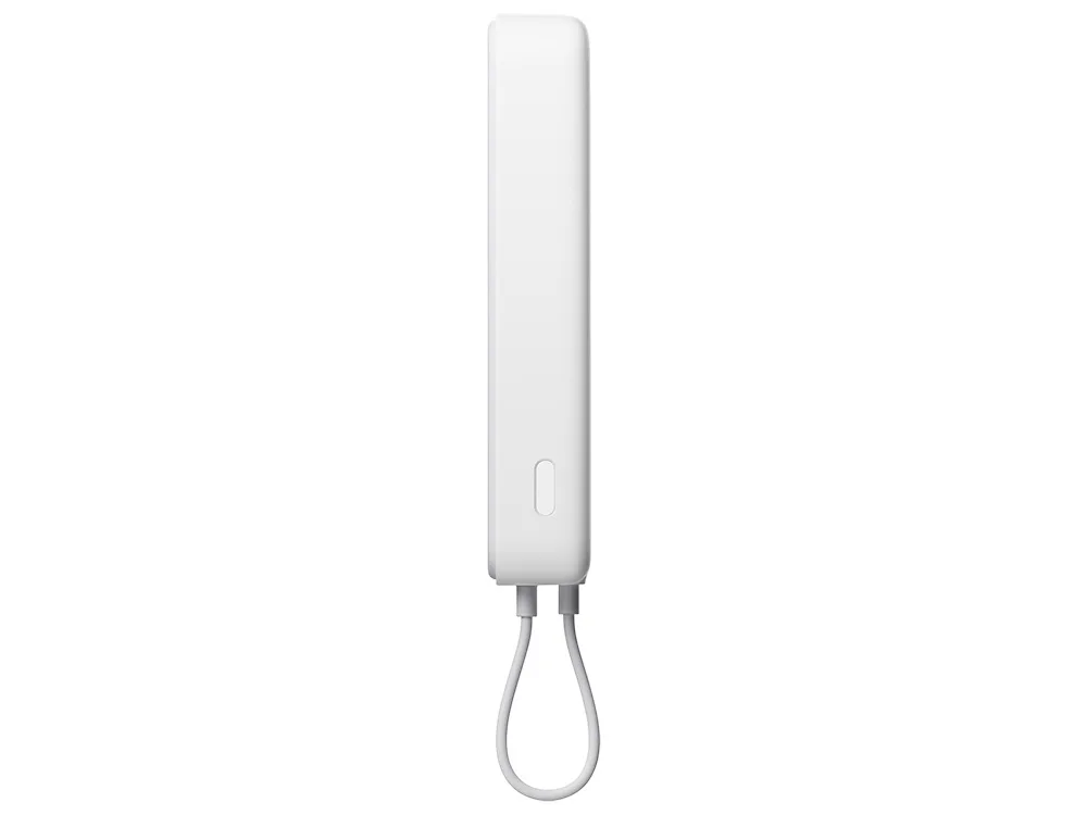 Внешний аккумулятор с кабелем Xiaomi 33W Magnetic Power Bank (Integrated Cable), 10000 мАч, белый с логотипом СПб - фото № 5