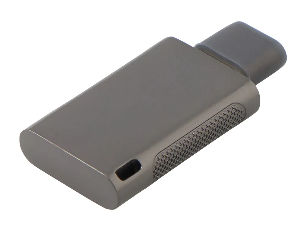 Флешка 64 ГБ USB Type-C 3.0 «Индата», темно-серый с логотипом СПб - фото № 3