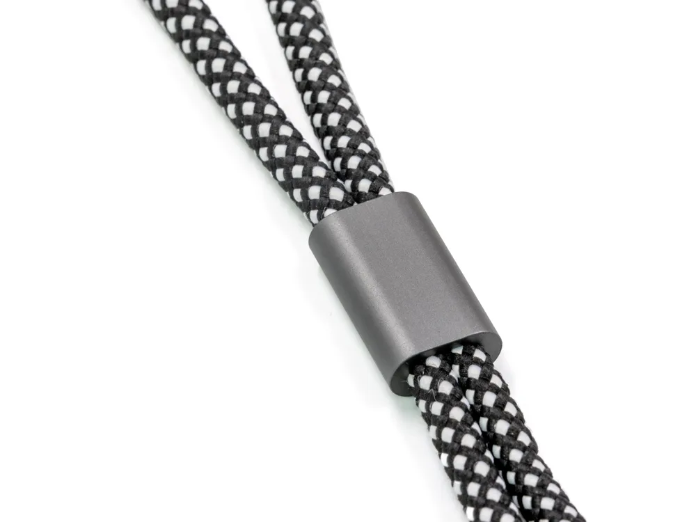 Ремешок-держатель для телефона на запястье «Lany Wristband Eco», серый с логотипом СПб - фото № 4