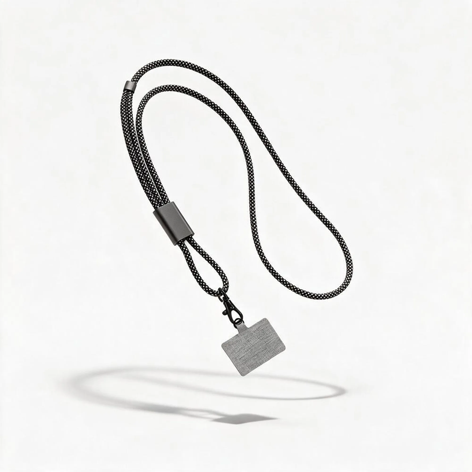 Ремешок-держатель для телефона на запястье «Lany Wristband Eco», серый с логотипом СПб - фото № 1