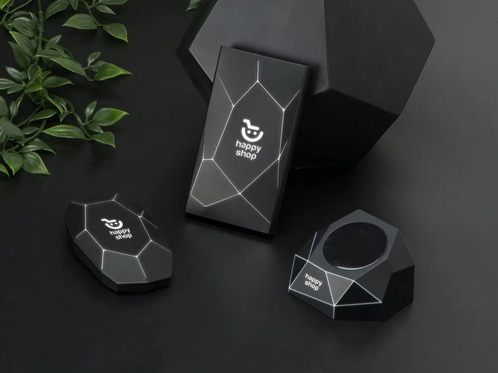 Беспроводная мышь «Geo Mouse Plus», черный с логотипом СПб - фото № 11