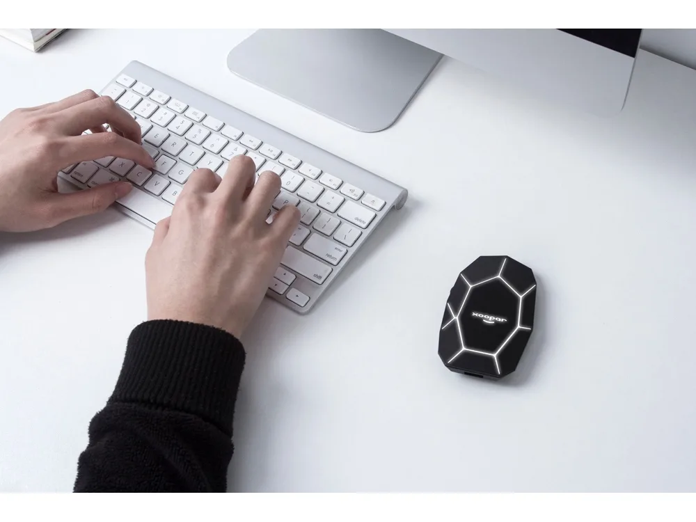 Беспроводная мышь «Geo Mouse Plus», черный с логотипом СПб - фото № 3