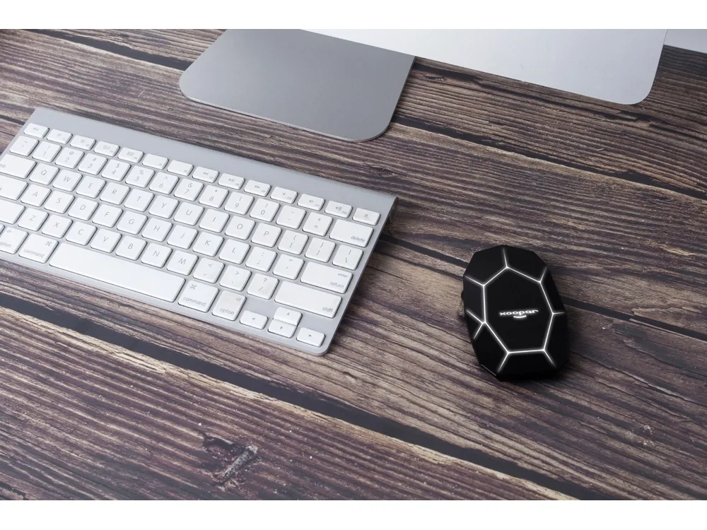 Беспроводная мышь «Geo Mouse Plus», черный с логотипом СПб - фото № 5
