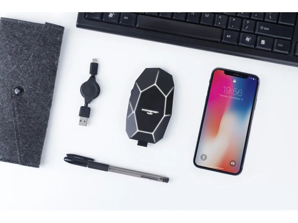 Беспроводная мышь «Geo Mouse Plus», черный с логотипом СПб - фото № 6