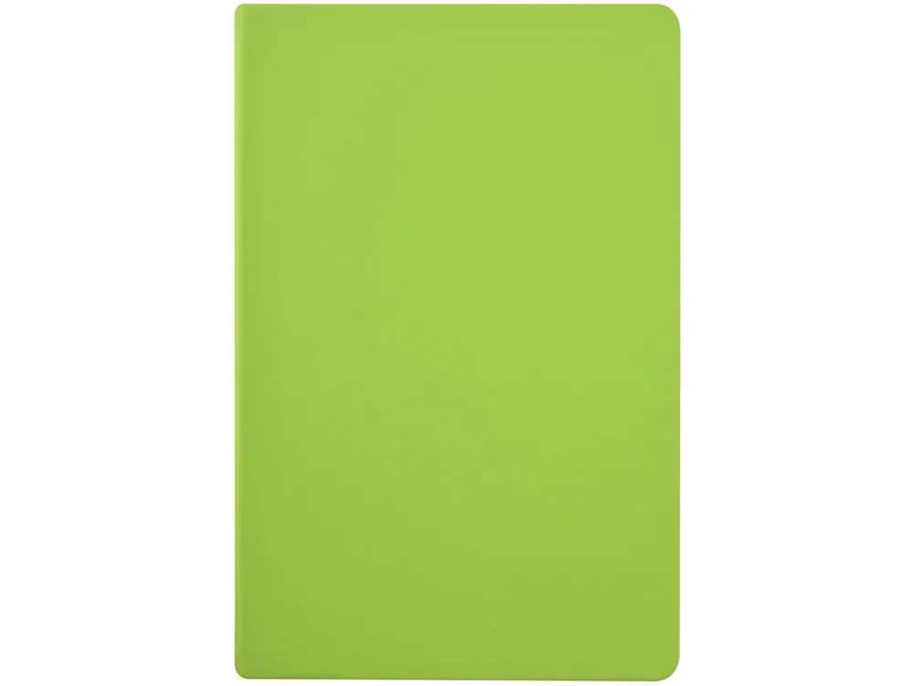 Ежедневник А5 «Megapolis Color New» soft-touch, салатовый, размер А5 с логотипом СПб - фото № 4