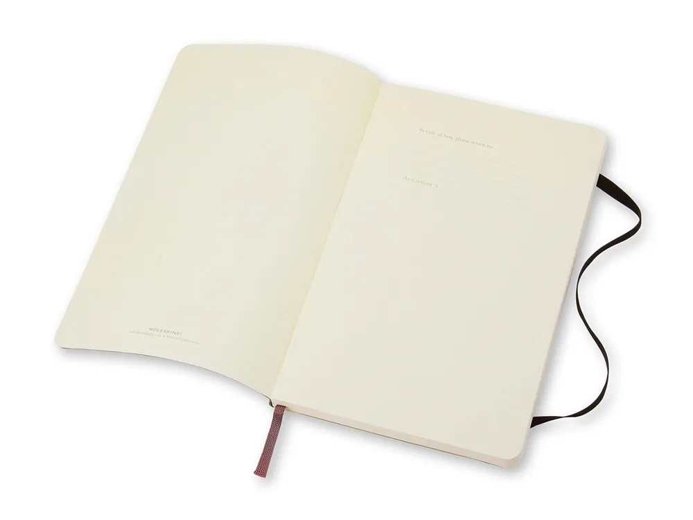 Записная книжка А6 (Pocket) Classic Soft (в линейку), черный, размер A6 с логотипом СПб - фото № 2