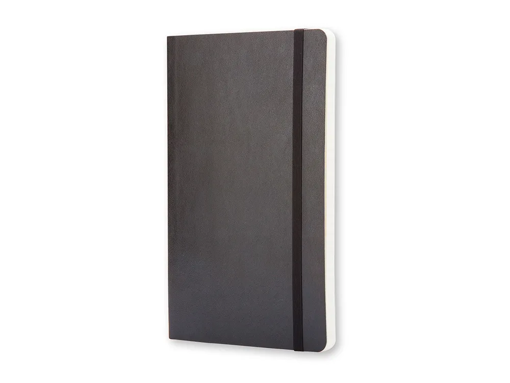 Записная книжка А6 (Pocket) Classic Soft (в линейку), черный, размер A6 с логотипом СПб - фото № 5