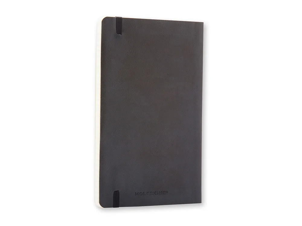 Записная книжка А6 (Pocket) Classic Soft (в линейку), черный, размер A6 с логотипом СПб - фото № 6
