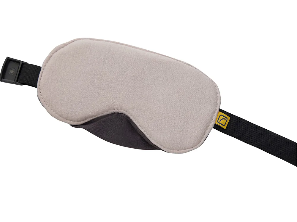 Маска для глаз «Luxury Eye Mask», бежевый с логотипом СПб - фото № 2