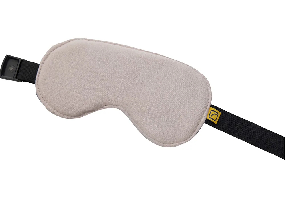 Маска для глаз «Luxury Eye Mask», бежевый с логотипом СПб - фото № 3