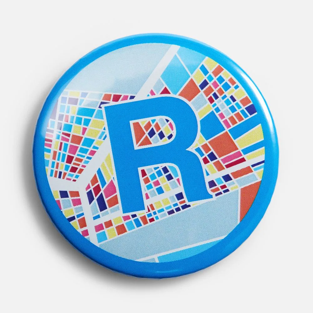 Значок закатной Pinback Print, L с логотипом СПб - фото № 8