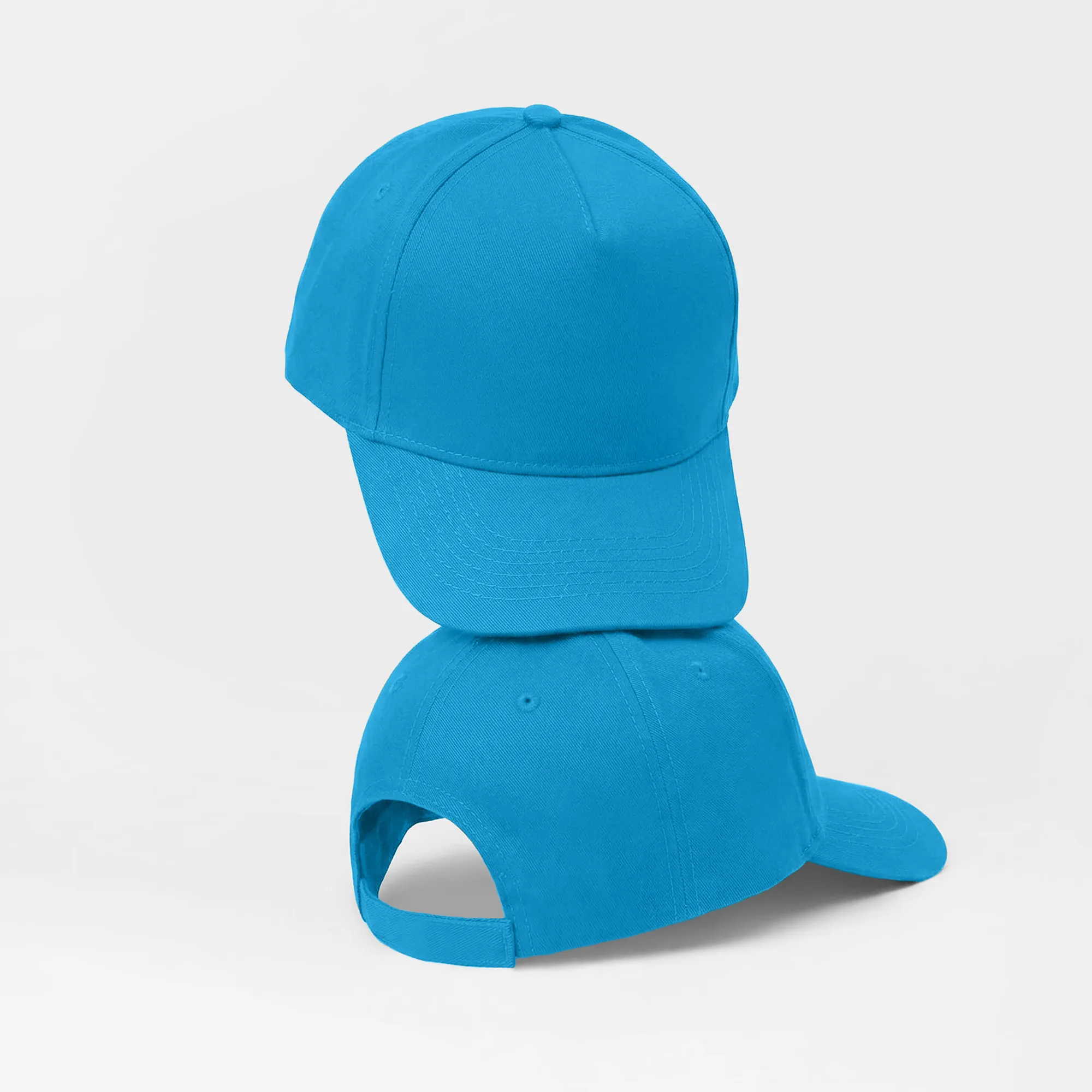 Бейсболка «Poly», голубой, размер 56 с логотипом СПб - фото № 1