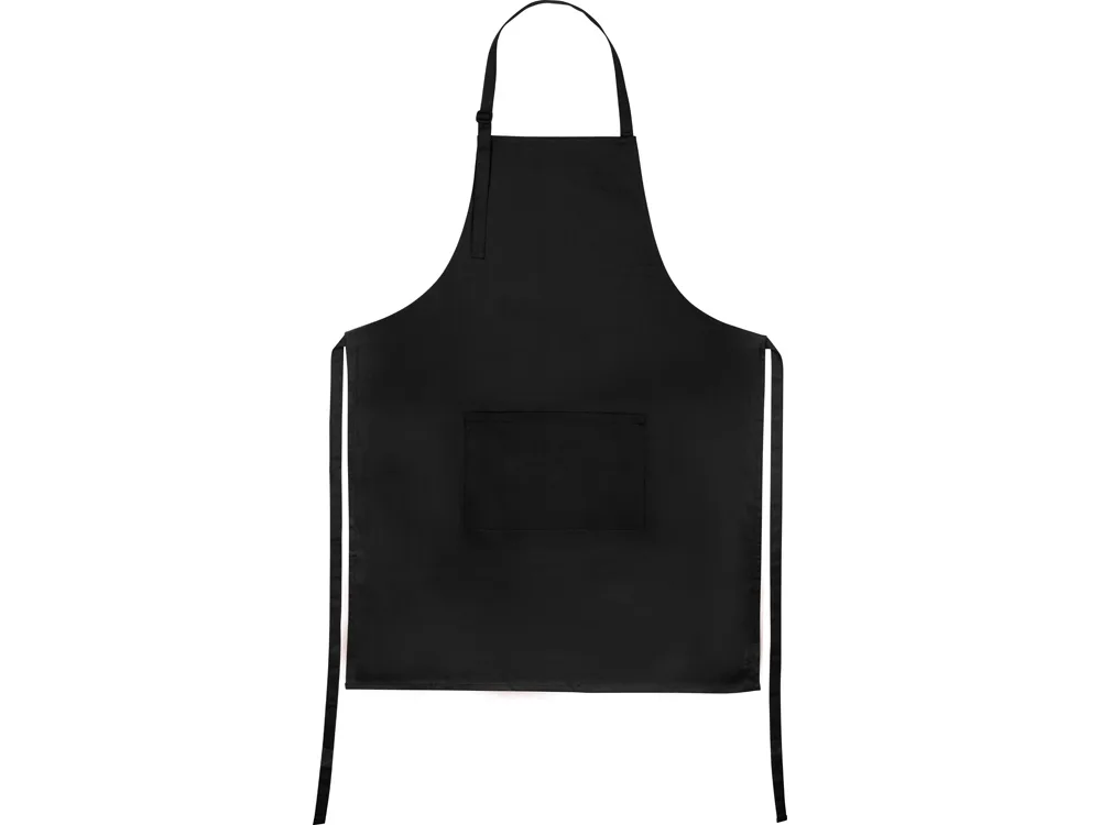 Фартук «Brand Chef», черный с логотипом СПб - фото № 1