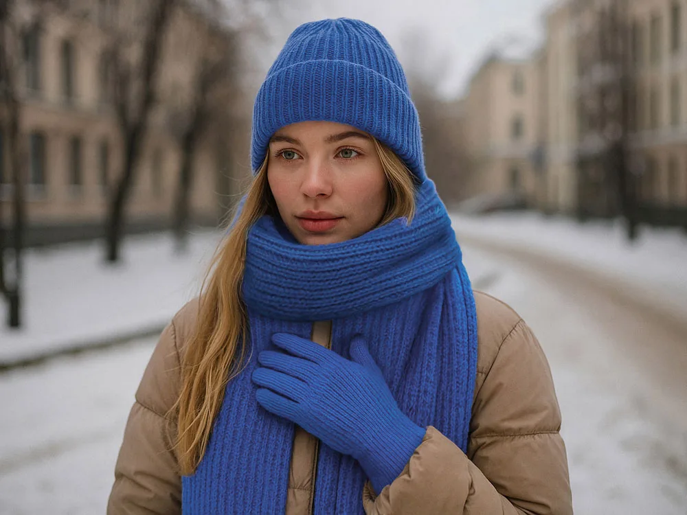Подарочный набор «Nordend», синий классический с логотипом СПб - фото № 3