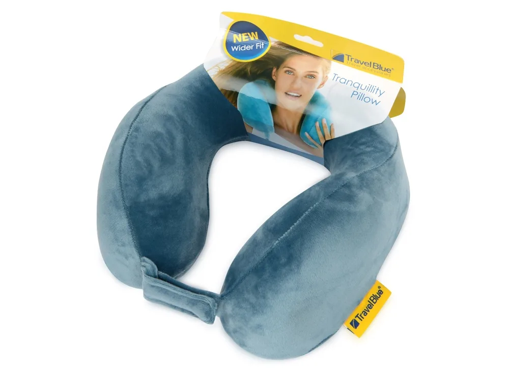 Подушка Tranquility Pillow, синий с логотипом СПб - фото № 3