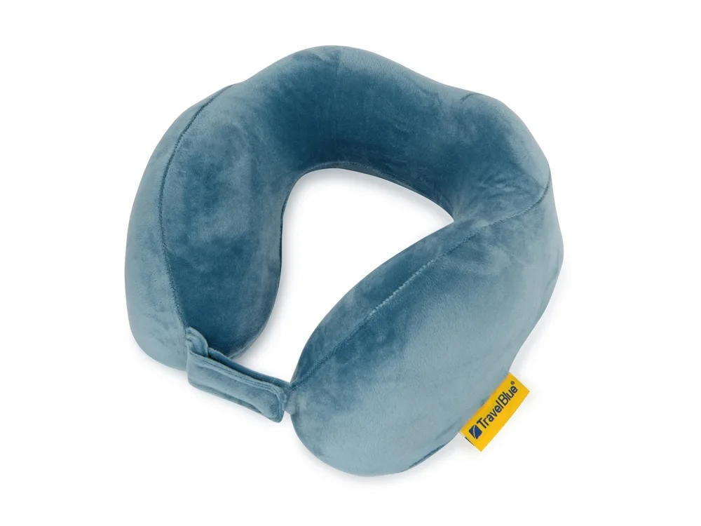 Подушка Tranquility Pillow, синий с логотипом СПб - фото № 1