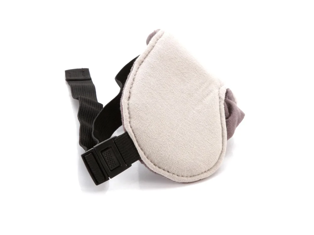 Маска для глаз «Luxury Eye Mask», бежевый с логотипом СПб - фото № 2