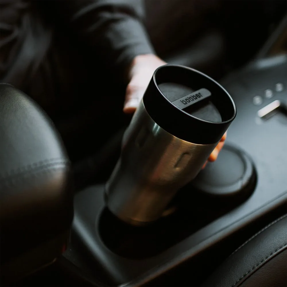 Термостакан Tumbler 350, вакуумный, стальной матовый с логотипом СПб - фото № 7