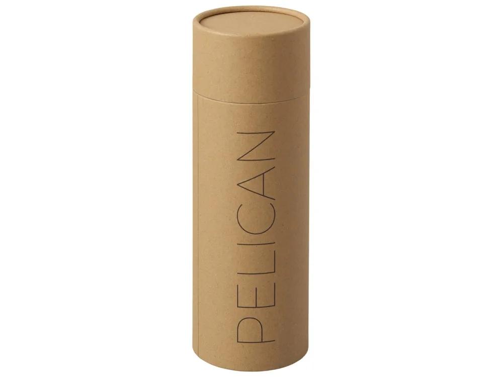 Вакуумная термобутылка «Pelican», 500 мл, черный с логотипом СПб - фото № 10