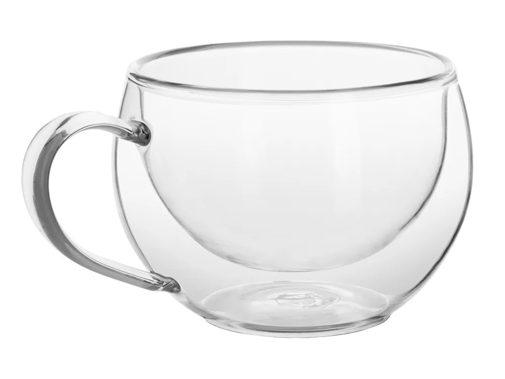 Чашка с двойными стенками «Floral», прозрачный с логотипом СПб - фото № 6