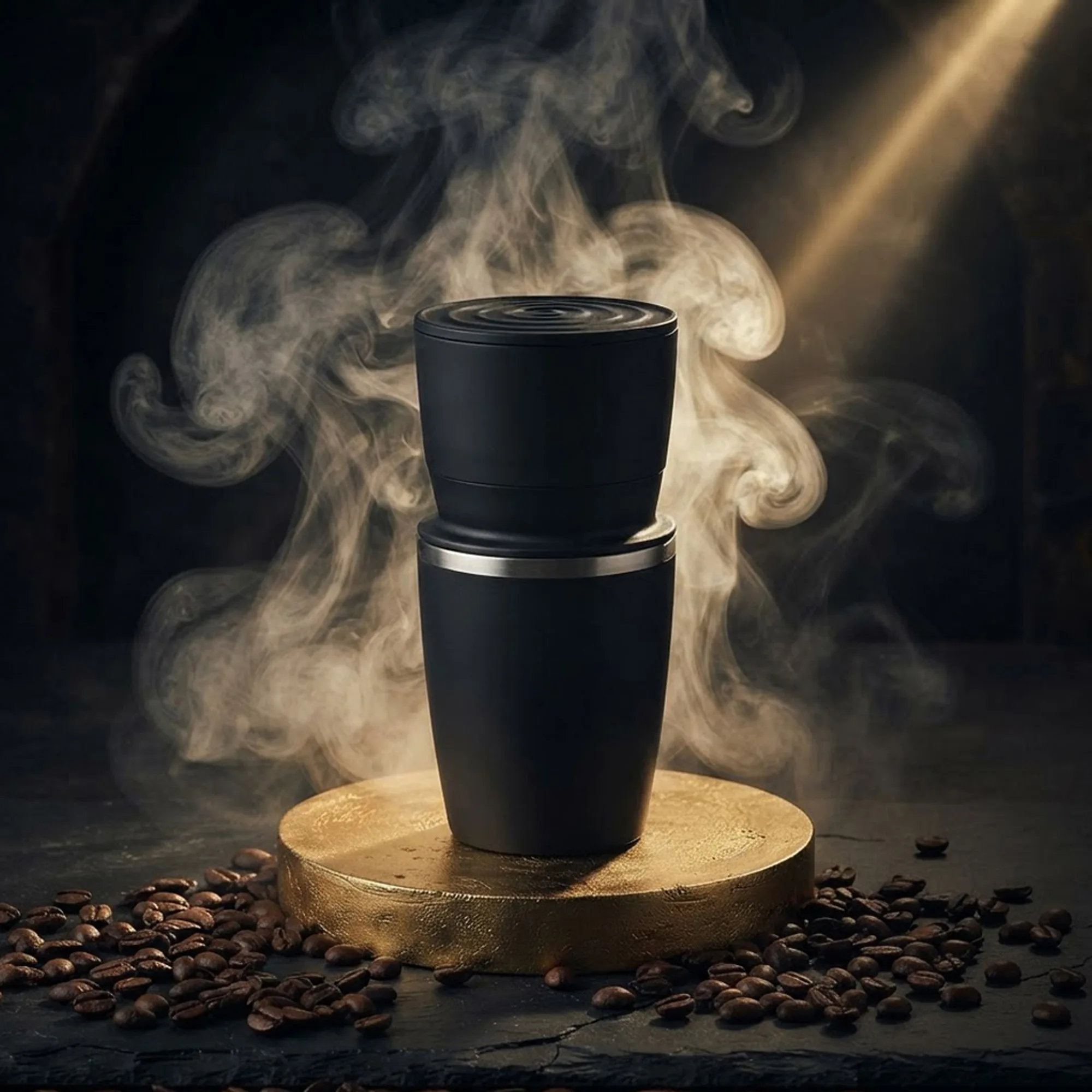 Капельная кофеварка «Coffee Mate», черный с логотипом СПб - фото № 1