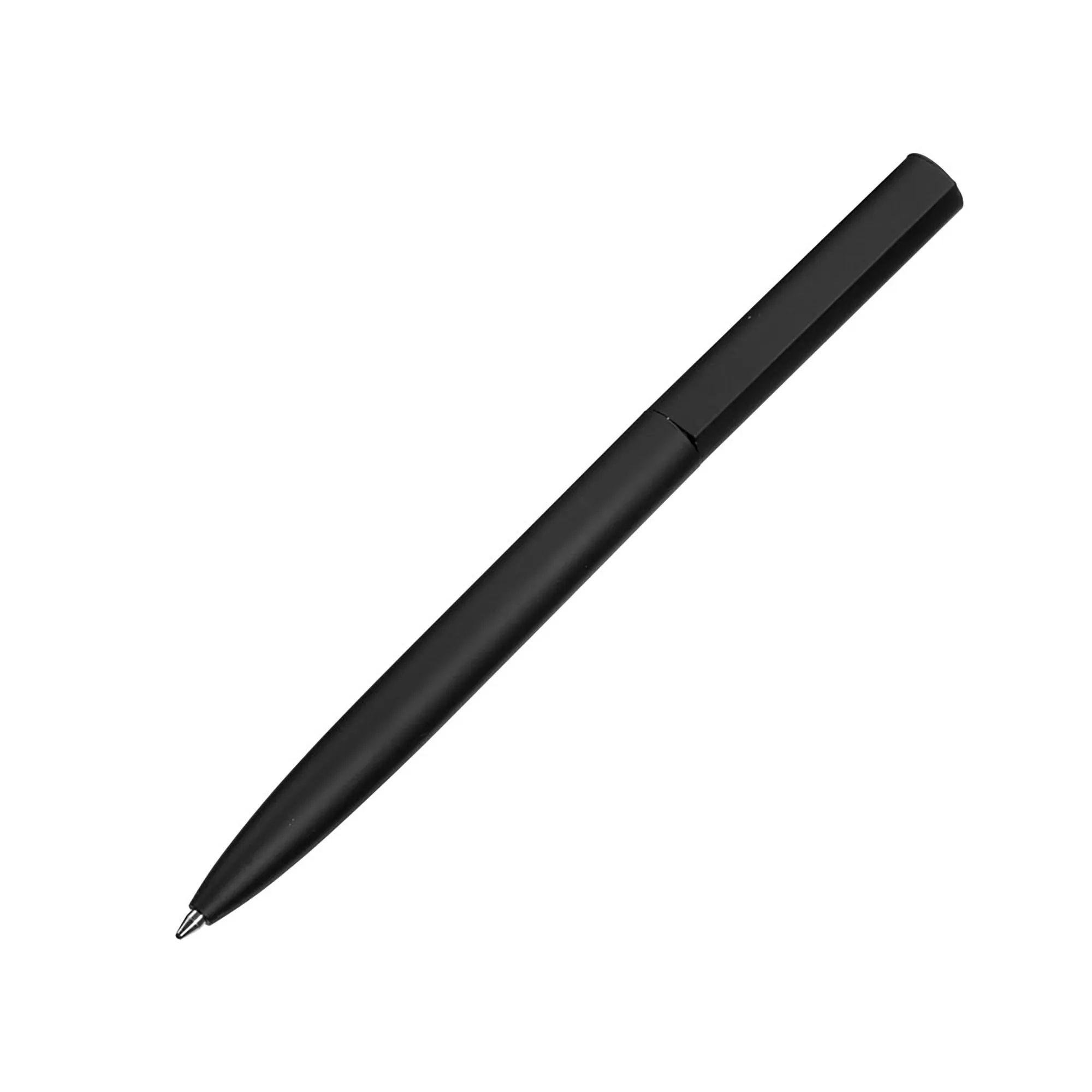 Ручка металлическая шариковая «Minimalist», софт-тач, черный с логотипом СПб - фото № 2
