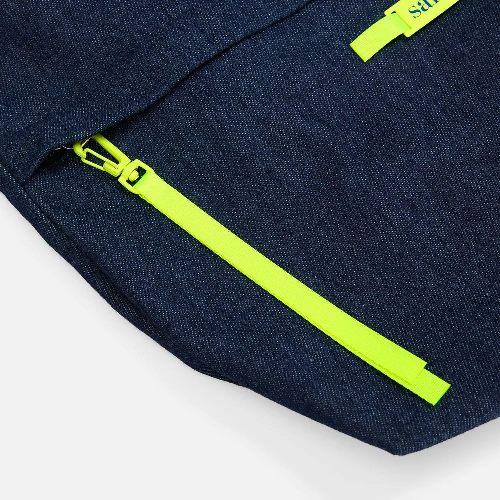 Сумка для покупок Denimate, темно-синяя с логотипом СПб - фото № 10