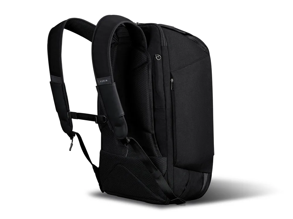 Антикражный рюкзак-трансформер Clickpack Travlo для ноутбука 16", черный с логотипом СПб - фото № 5