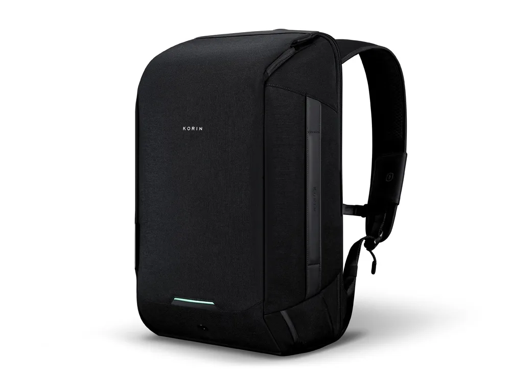 Антикражный рюкзак-трансформер Clickpack Travlo для ноутбука 16", черный с логотипом СПб - фото № 1